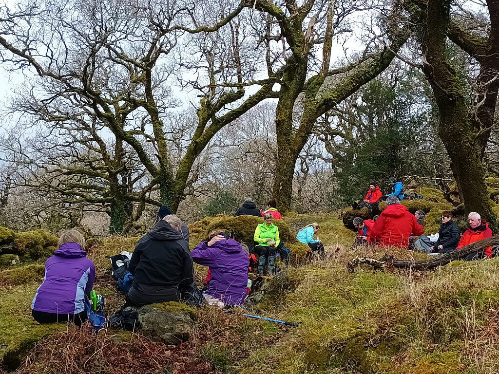 Beautiful landscape view on hillwalking route Old Kenmare Road from Killarney