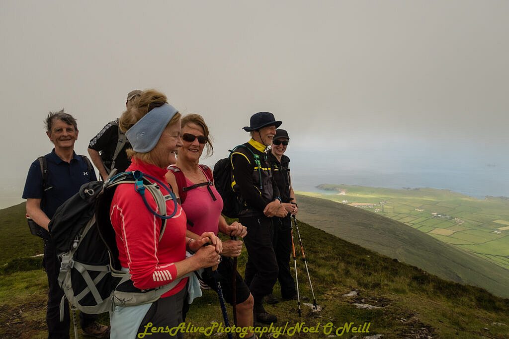 Beautiful landscape view on hillwalking route Cruach Mhárthain & Sliabh an Iolair