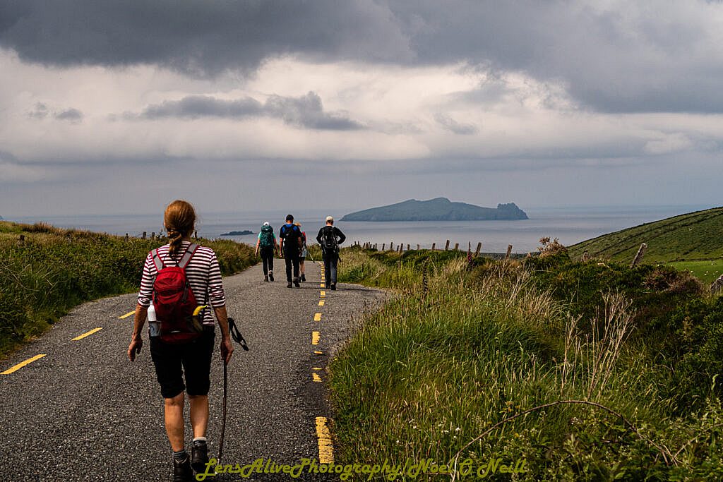 Beautiful landscape view on hillwalking route Cruach Mhárthain & Sliabh an Iolair