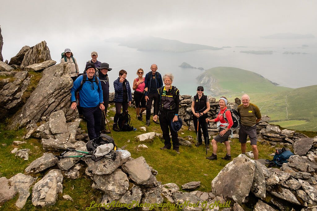 Beautiful landscape view on hillwalking route Cruach Mhárthain & Sliabh an Iolair