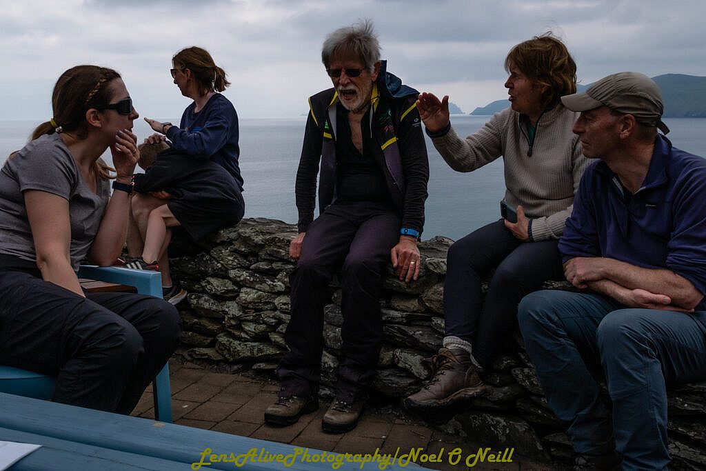 Beautiful landscape view on hillwalking route Cruach Mhárthain & Sliabh an Iolair