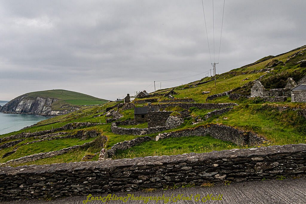 Beautiful landscape view on hillwalking route Cruach Mhárthain & Sliabh an Iolair