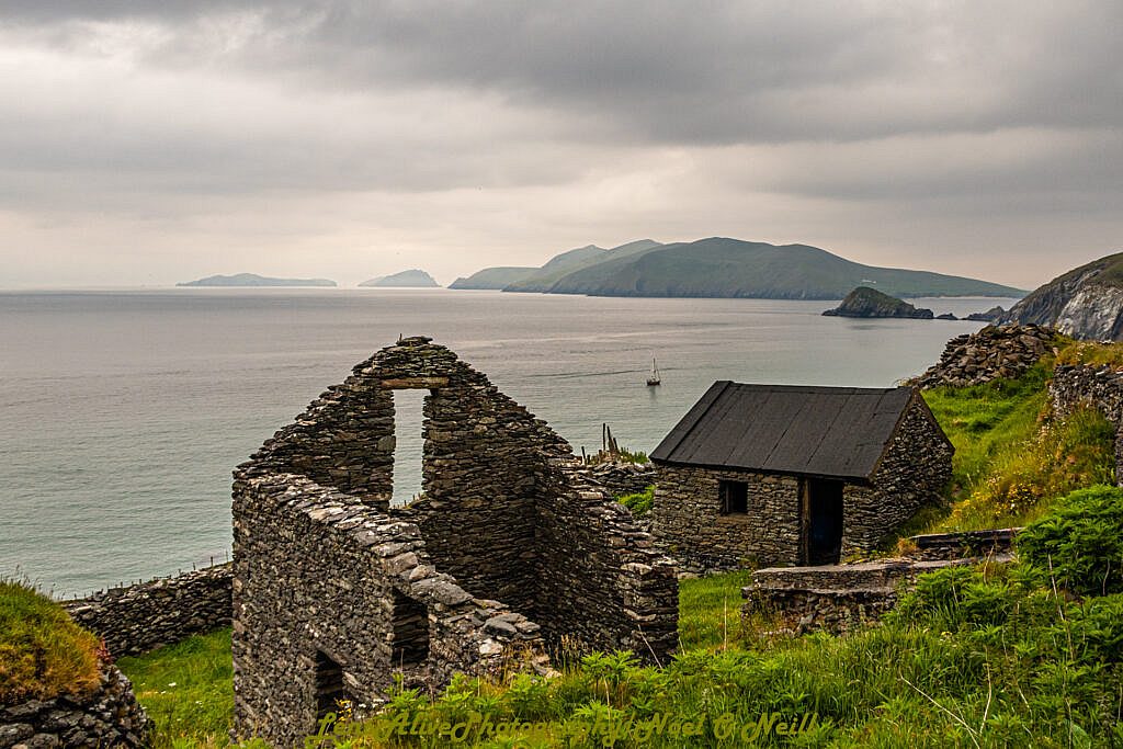 Beautiful landscape view on hillwalking route Cruach Mhárthain & Sliabh an Iolair