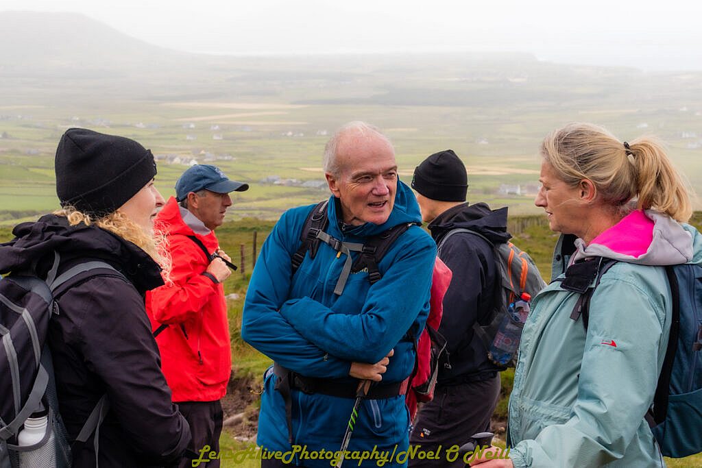 Beautiful landscape view on hillwalking route Summer Walk and Dine - Baile na hAbha to Más an Tiompán, followed by Meal in an Bóthar Pub