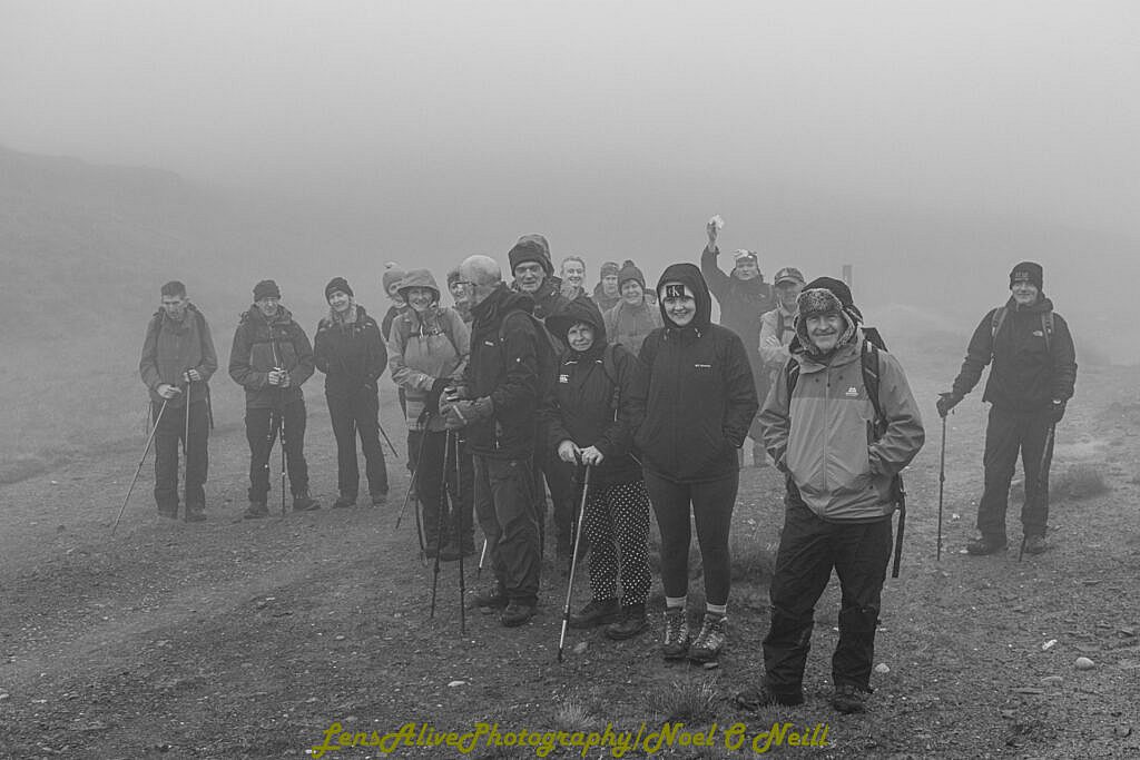 Beautiful landscape view on hillwalking route Summer Walk and Dine - Baile na hAbha to Más an Tiompán, followed by Meal in an Bóthar Pub