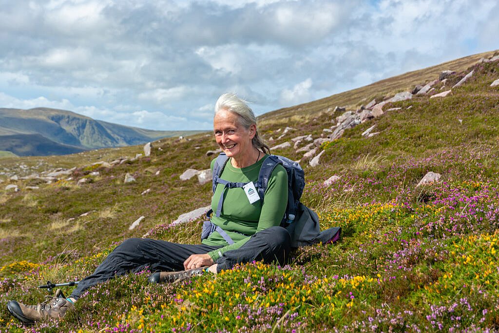 Beautiful landscape view on hillwalking route Glanteenassig - Stradbally Mountain - Beenoskee