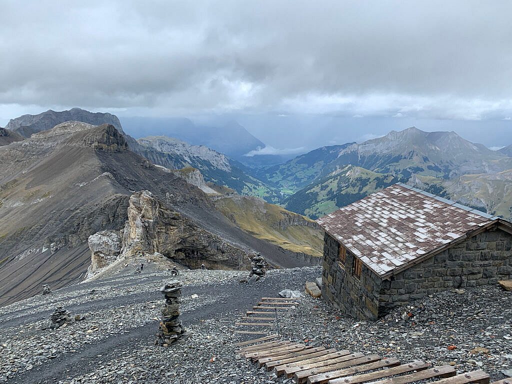 Beautiful landscape view on hillwalking route Club Trip to Kandersteg Switzerland 14th-19th Sept.