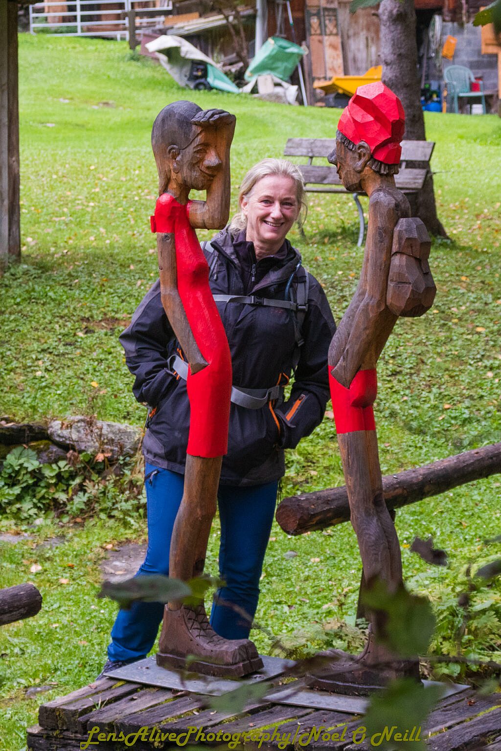 Beautiful landscape view on hillwalking route Club Trip to Kandersteg Switzerland 14th-19th Sept.