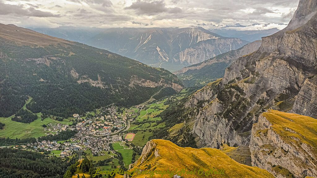 Beautiful landscape view on hillwalking route Club Trip to Kandersteg Switzerland 14th-19th Sept.