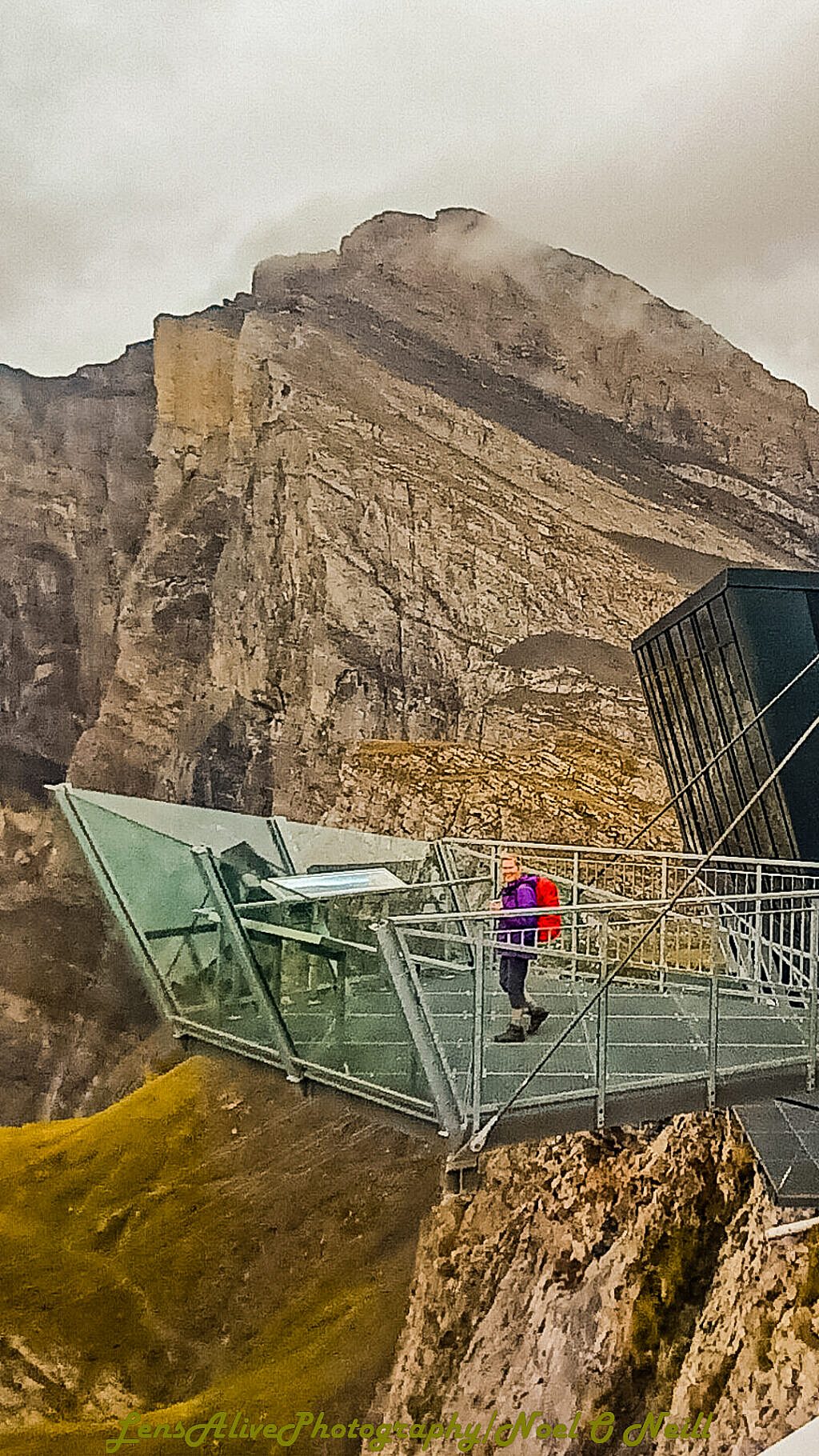 Beautiful landscape view on hillwalking route Club Trip to Kandersteg Switzerland 14th-19th Sept.