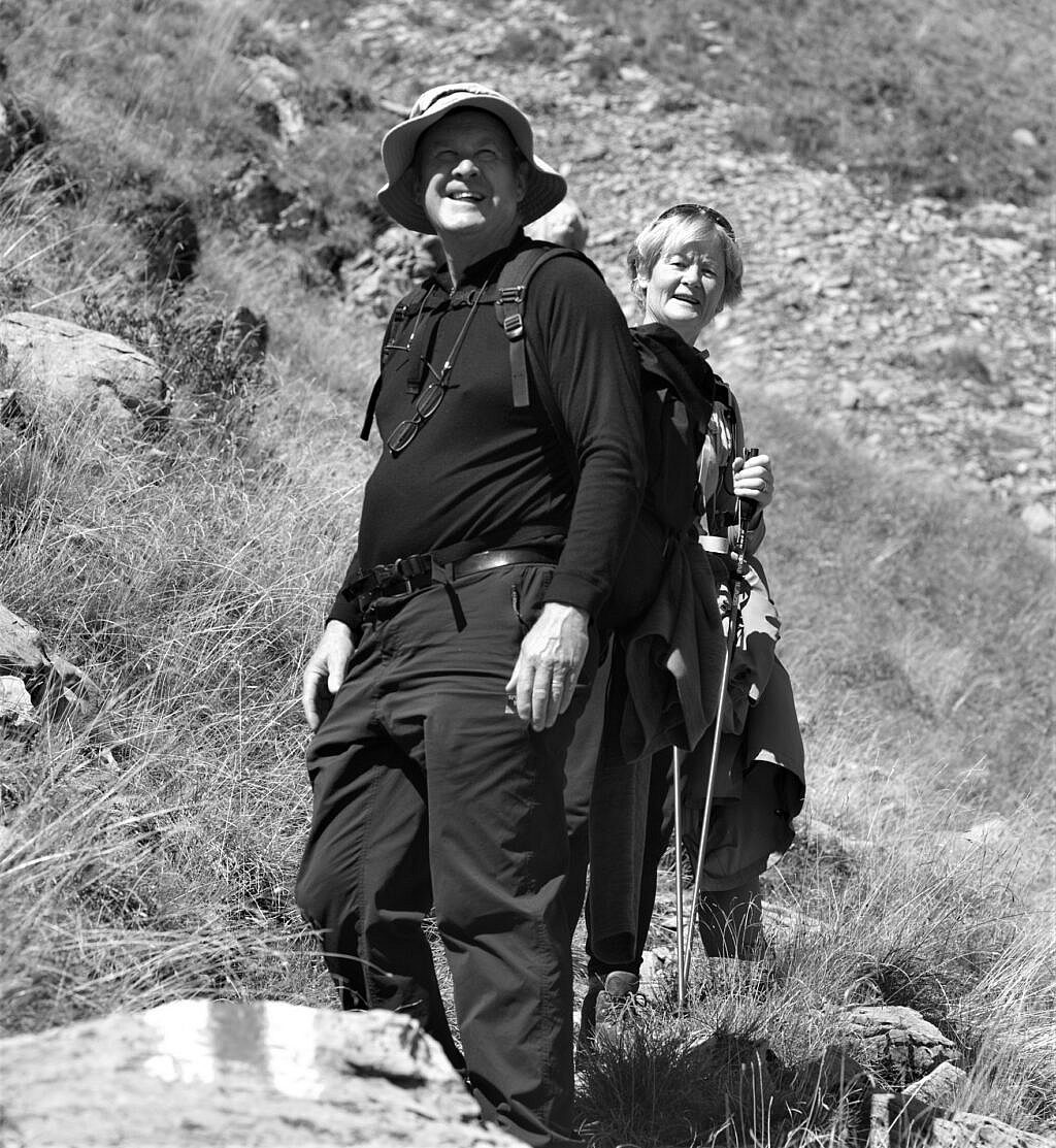 Beautiful landscape view on hillwalking route Club Trip to Kandersteg Switzerland 14th-19th Sept.