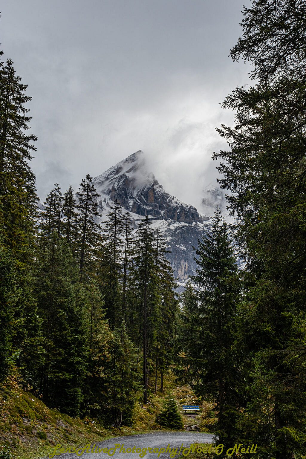 Beautiful landscape view on hillwalking route Club Trip to Kandersteg Switzerland 14th-19th Sept.