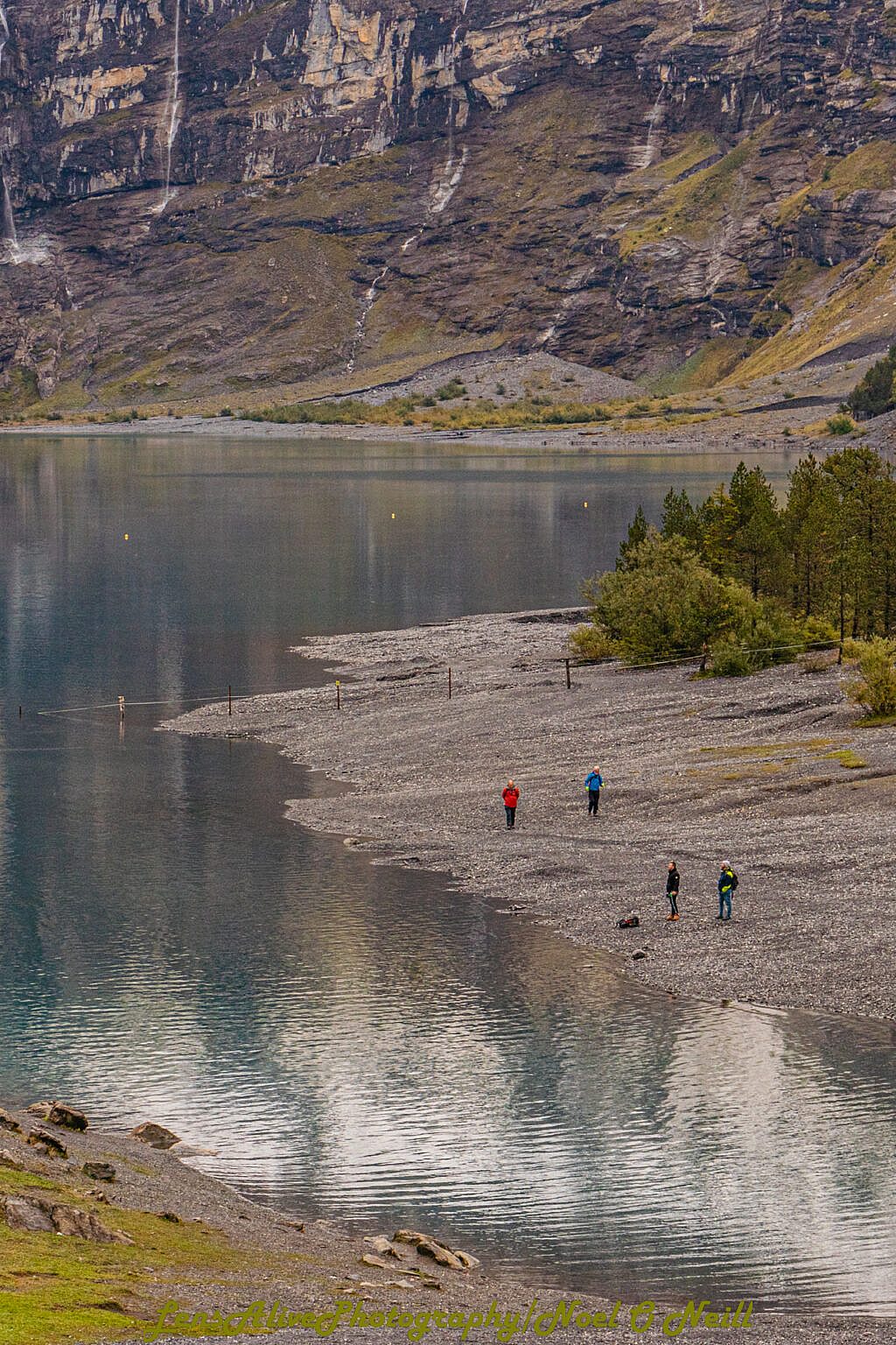 Beautiful landscape view on hillwalking route Club Trip to Kandersteg Switzerland 14th-19th Sept.