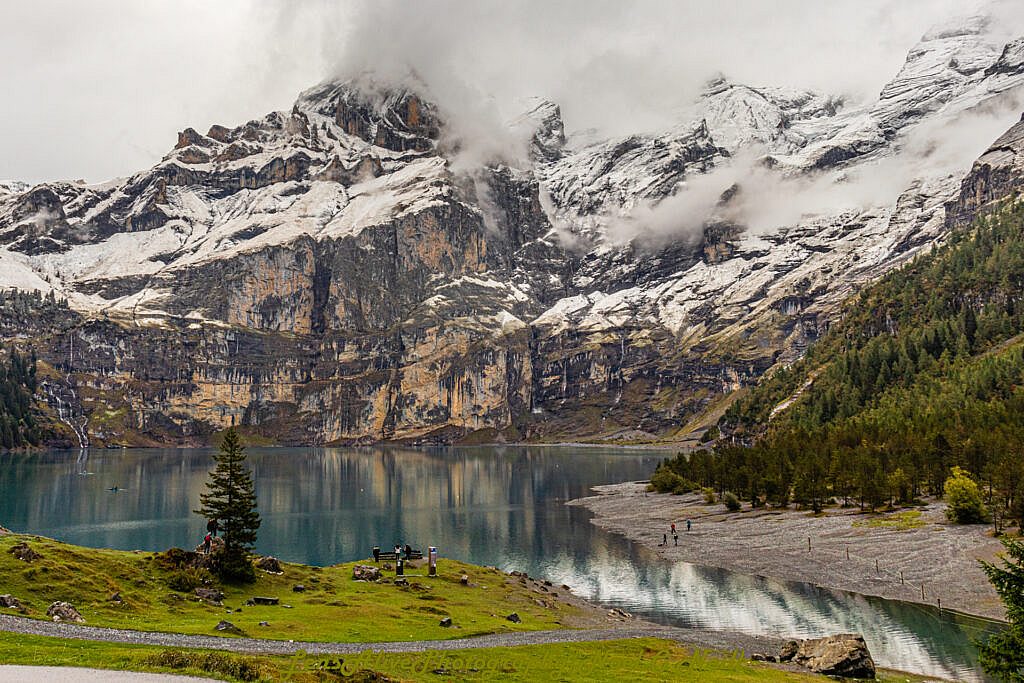 Beautiful landscape view on hillwalking route Club Trip to Kandersteg Switzerland 14th-19th Sept.