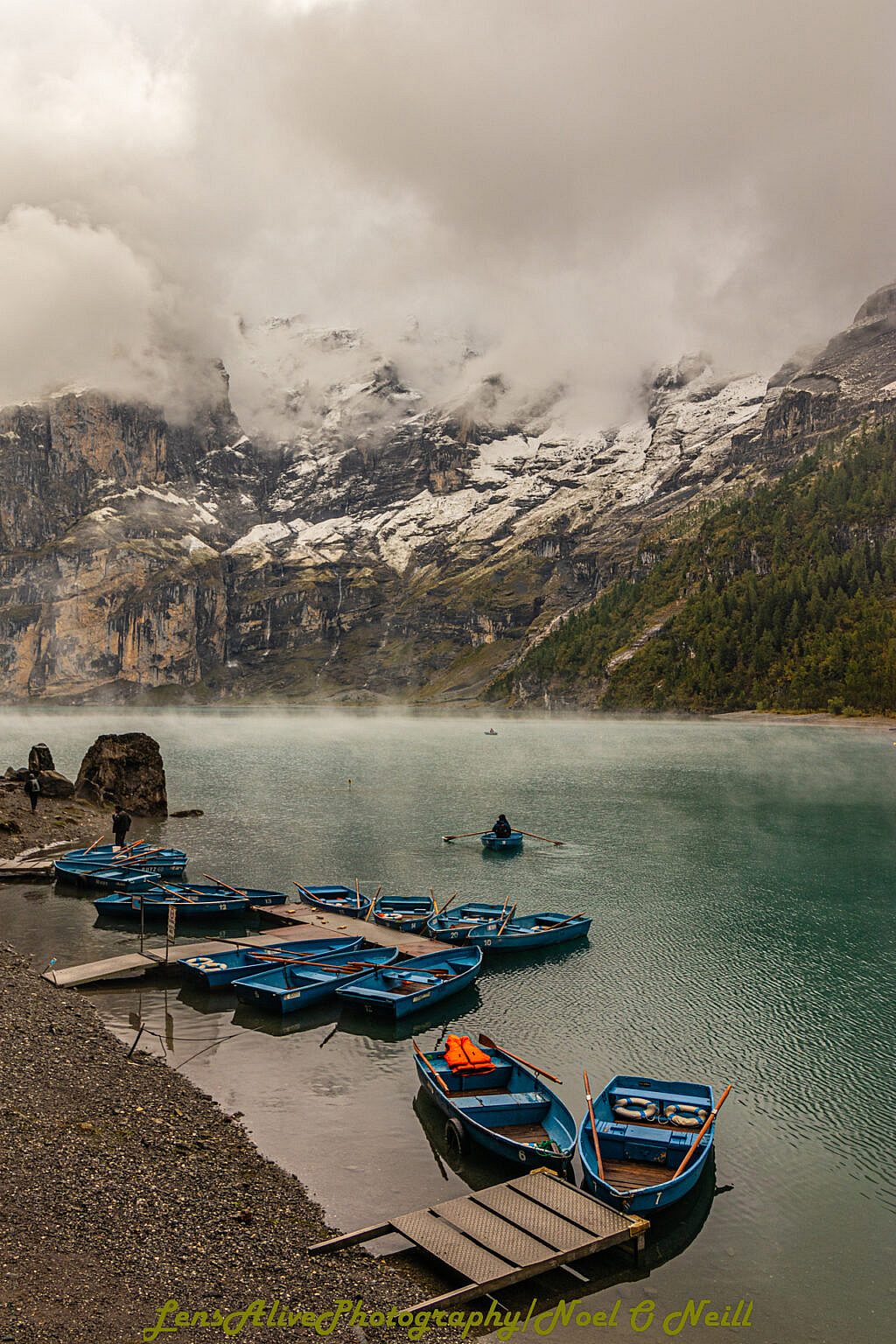 Beautiful landscape view on hillwalking route Club Trip to Kandersteg Switzerland 14th-19th Sept.