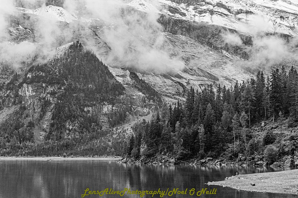 Beautiful landscape view on hillwalking route Club Trip to Kandersteg Switzerland 14th-19th Sept.