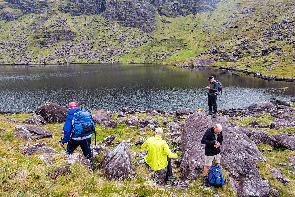 Beautiful landscape view on hillwalking route Paternoster Lakes