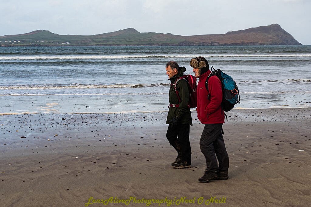Beautiful landscape view on hillwalking route Cuan Ard na Caithne  - Baile na nGall