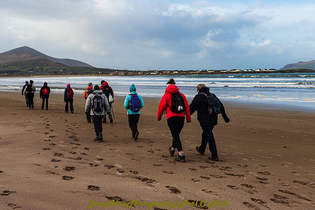 Beautiful landscape view on hillwalking route Cuan Ard na Caithne  - Baile na nGall