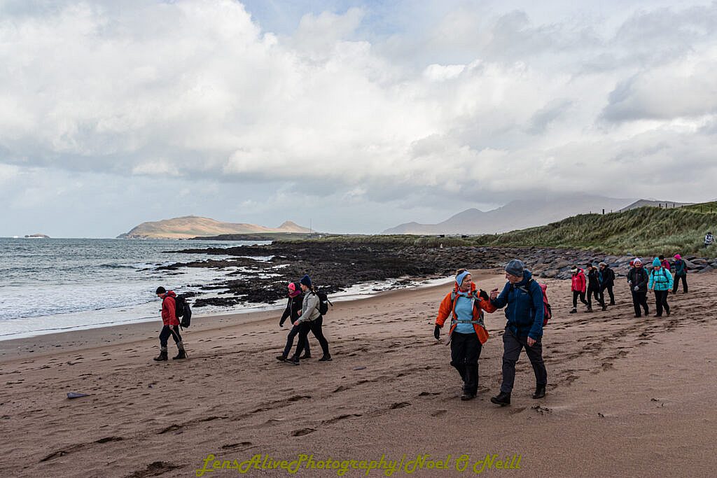 Beautiful landscape view on hillwalking route Cuan Ard na Caithne  - Baile na nGall