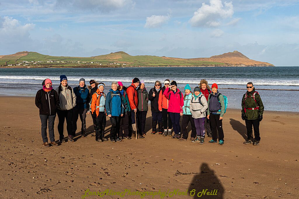 Beautiful landscape view on hillwalking route Cuan Ard na Caithne  - Baile na nGall