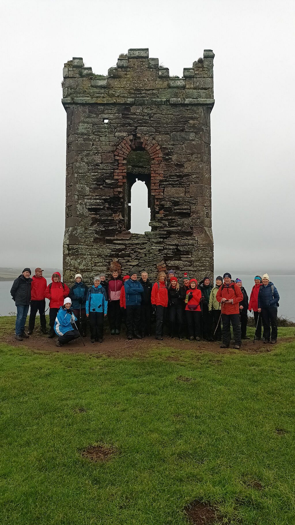 Beautiful landscape view on hillwalking route Imleagh an Daingin - Ceann na Binne (Binn Bán/Dún Síon Head) and Chrismas Lunch