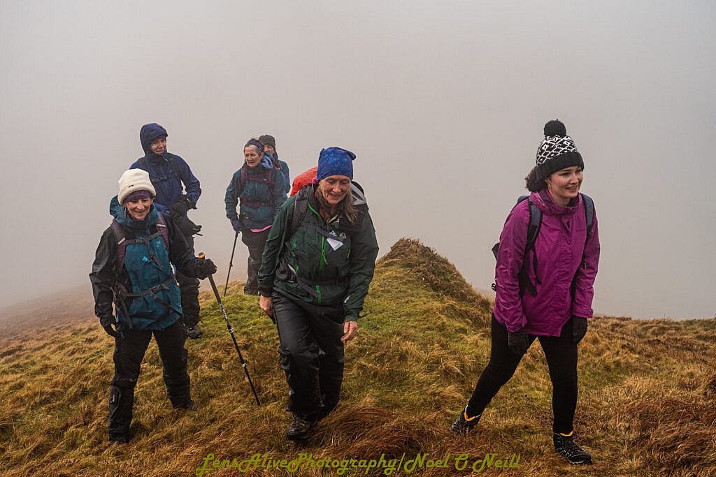 Beautiful landscape view on hillwalking route Dún Cathair Conraoi (Caherconree Fort) - Cathair Conraoi - Ballyarkane Oughter (Caherbla)