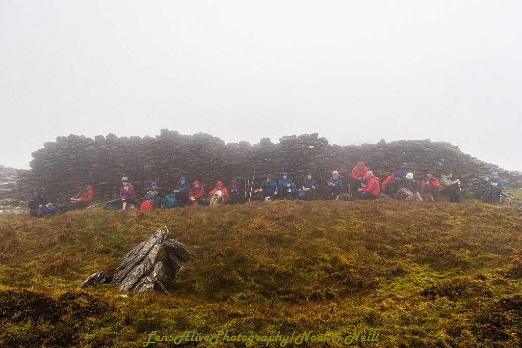Beautiful landscape view on hillwalking route Dún Cathair Conraoi (Caherconree Fort) - Cathair Conraoi - Ballyarkane Oughter (Caherbla)