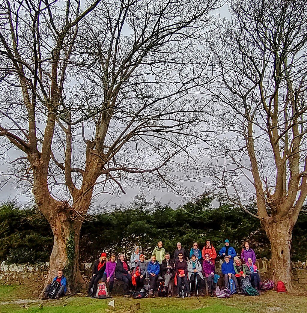Beautiful landscape view on hillwalking route Keel Boolteens Loop