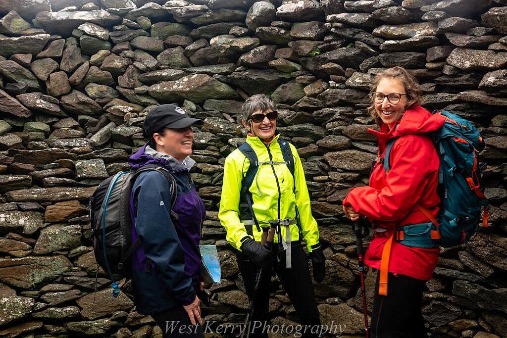 Beautiful landscape view on hillwalking route Cosán na Naomh