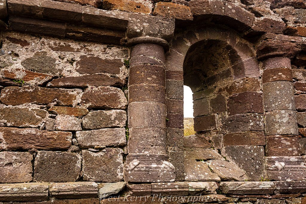 Beautiful landscape view on hillwalking route Cosán na Naomh