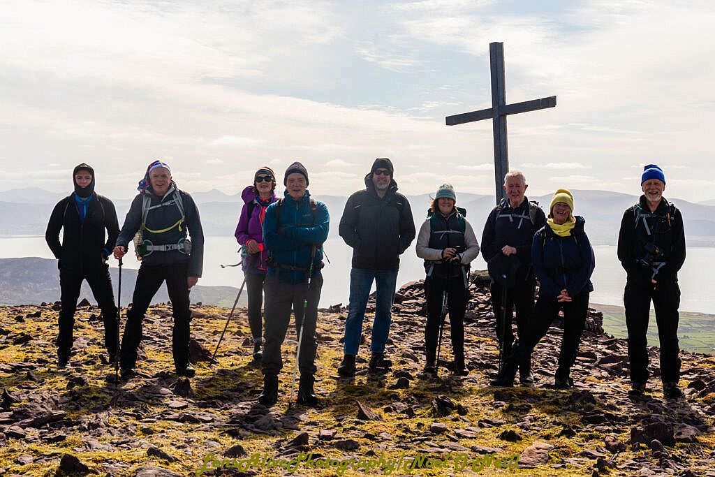 Beautiful landscape view on hillwalking route Barra na Conrach - Cruach Scéirde - An Cnapán Mór