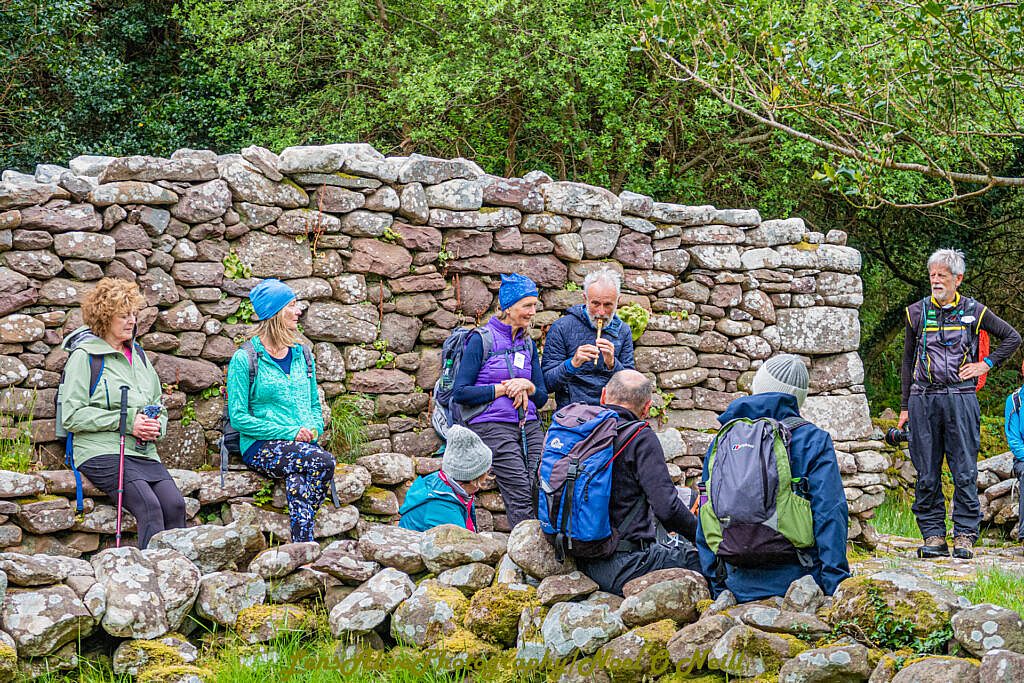 Beautiful landscape view on hillwalking route Curaduff - Gearhane Loop