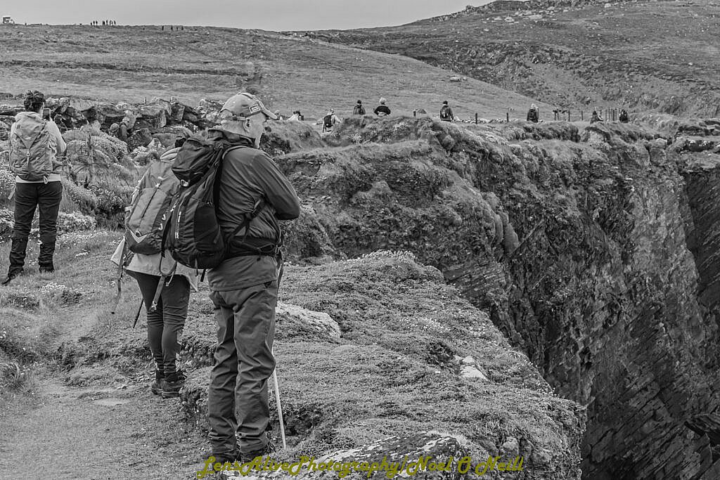 Beautiful landscape view on hillwalking route Hush Hike from Ionad an Bhlascaoid