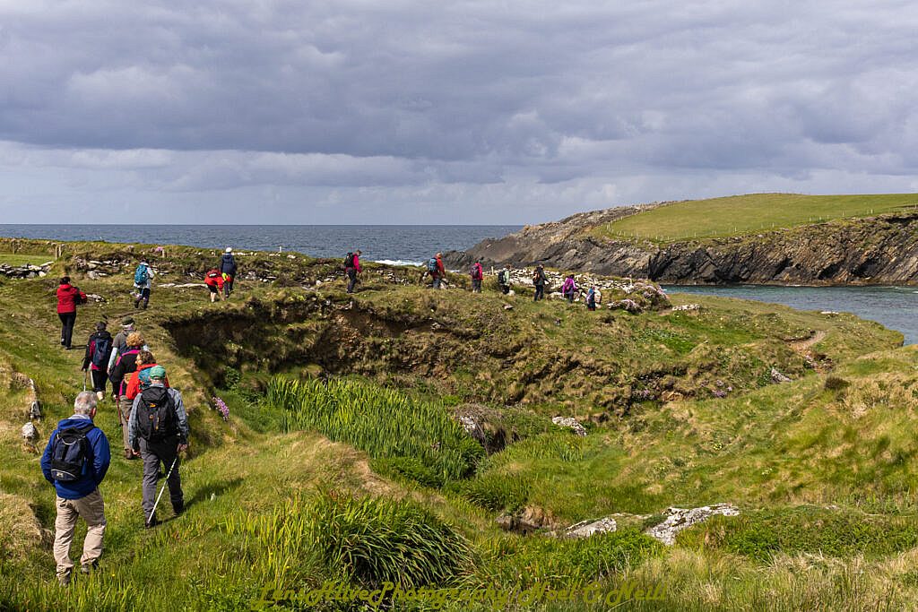Beautiful landscape view on hillwalking route Hush Hike from Ionad an Bhlascaoid