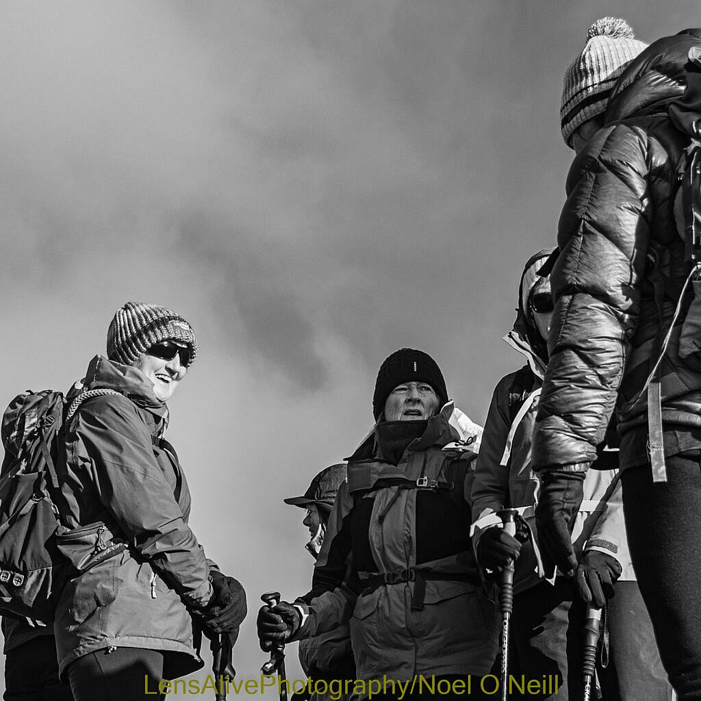 Beautiful landscape view on hillwalking route Barra na Conrach - Cruach Scéirde - An Cnapán Mór