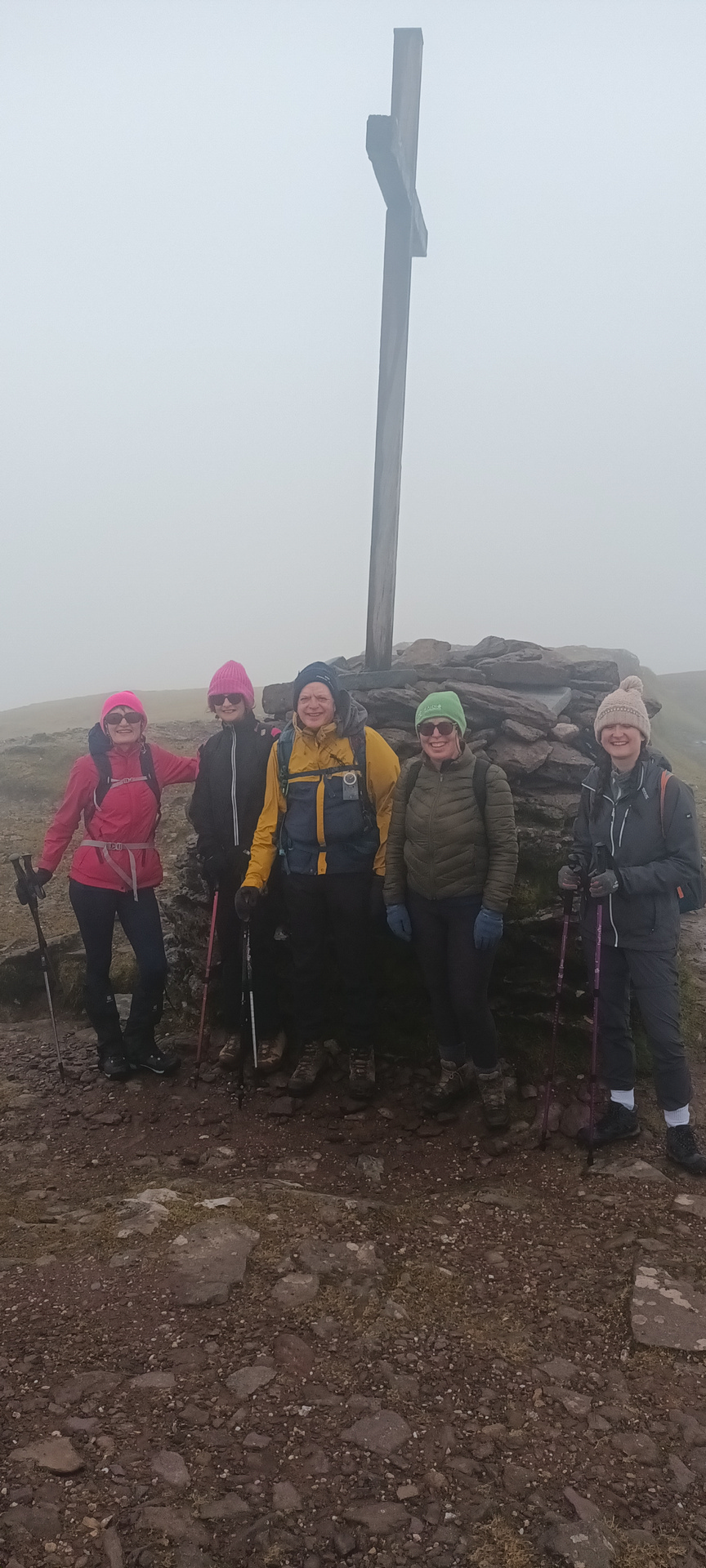 Beautiful landscape view on hillwalking route Cruach Bhreanainn from Baile Breac