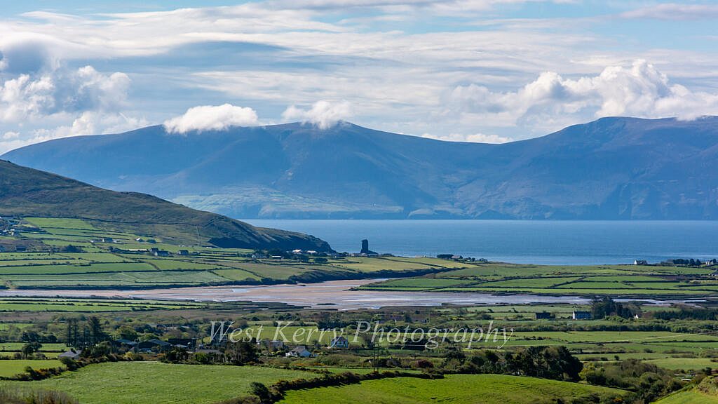 Beautiful landscape view on hillwalking route Coumbowler Loop
