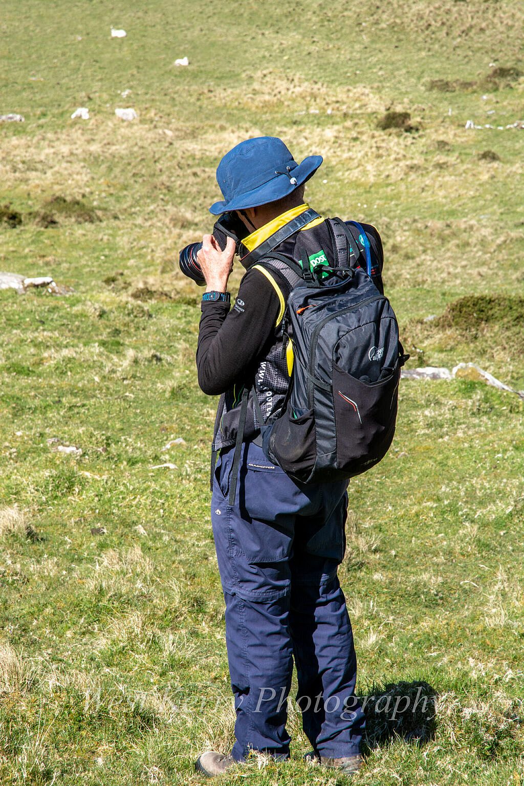 Beautiful landscape view on hillwalking route Coumbowler Loop