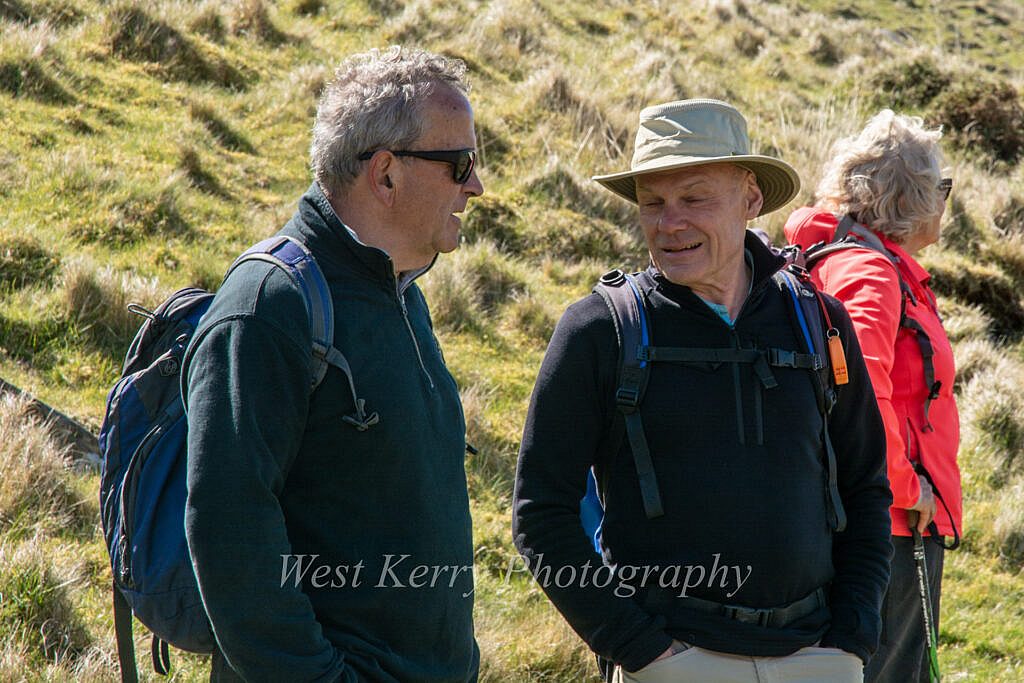 Beautiful landscape view on hillwalking route Coumbowler Loop