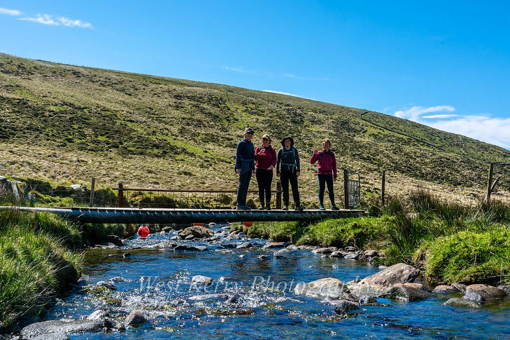 Beautiful landscape view on hillwalking route Coumbowler Loop