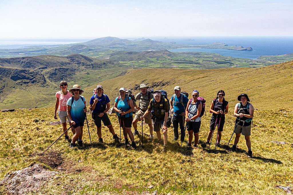 Beautiful landscape view on hillwalking route Baile an Lochaigh - Cruach Bhréanainn