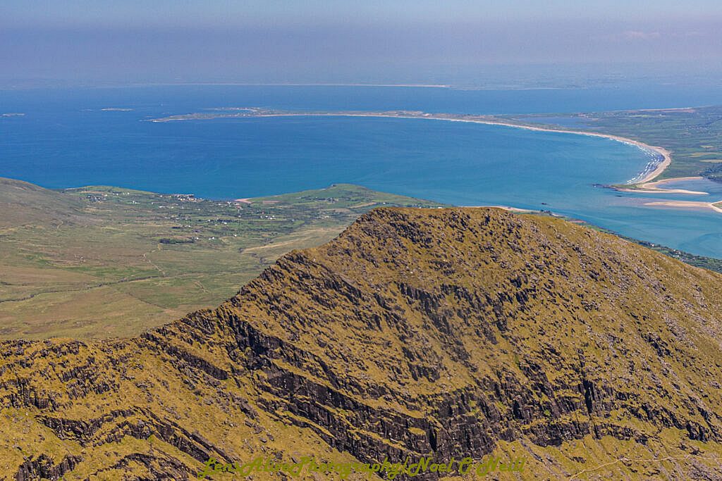 Beautiful landscape view on hillwalking route Baile an Lochaigh - Cruach Bhréanainn