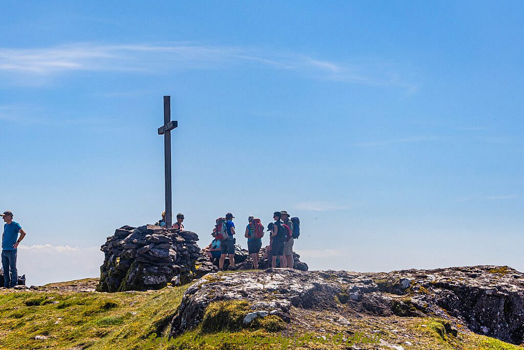 Beautiful landscape view on hillwalking route Baile an Lochaigh - Cruach Bhréanainn