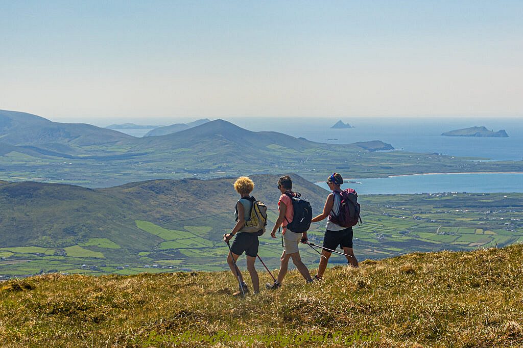Beautiful landscape view on hillwalking route Baile an Lochaigh - Cruach Bhréanainn